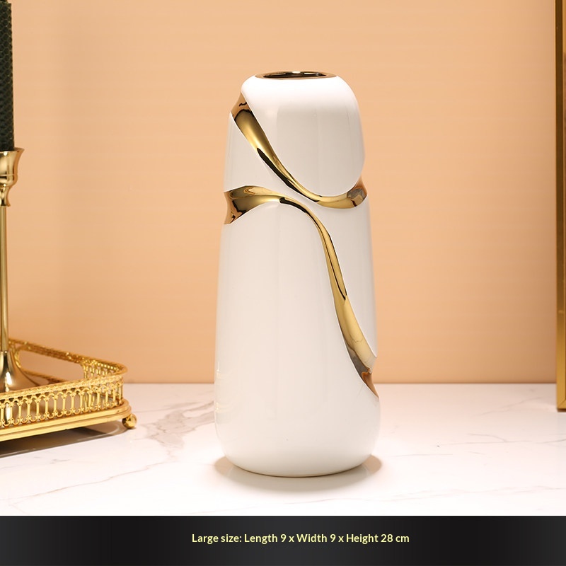 Creative, Light-Luxury Ceramic Vase Decoration For The Living Room