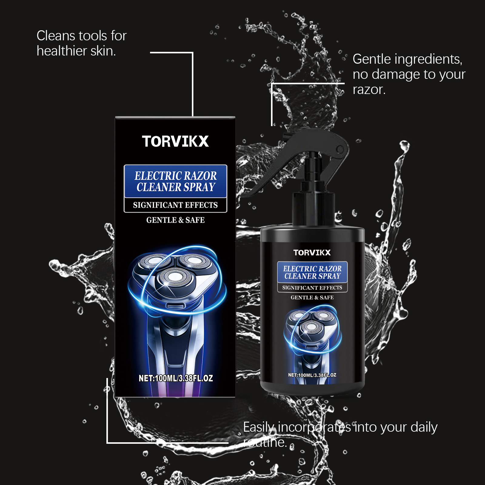 Cleaning Spray For Electric Shaver