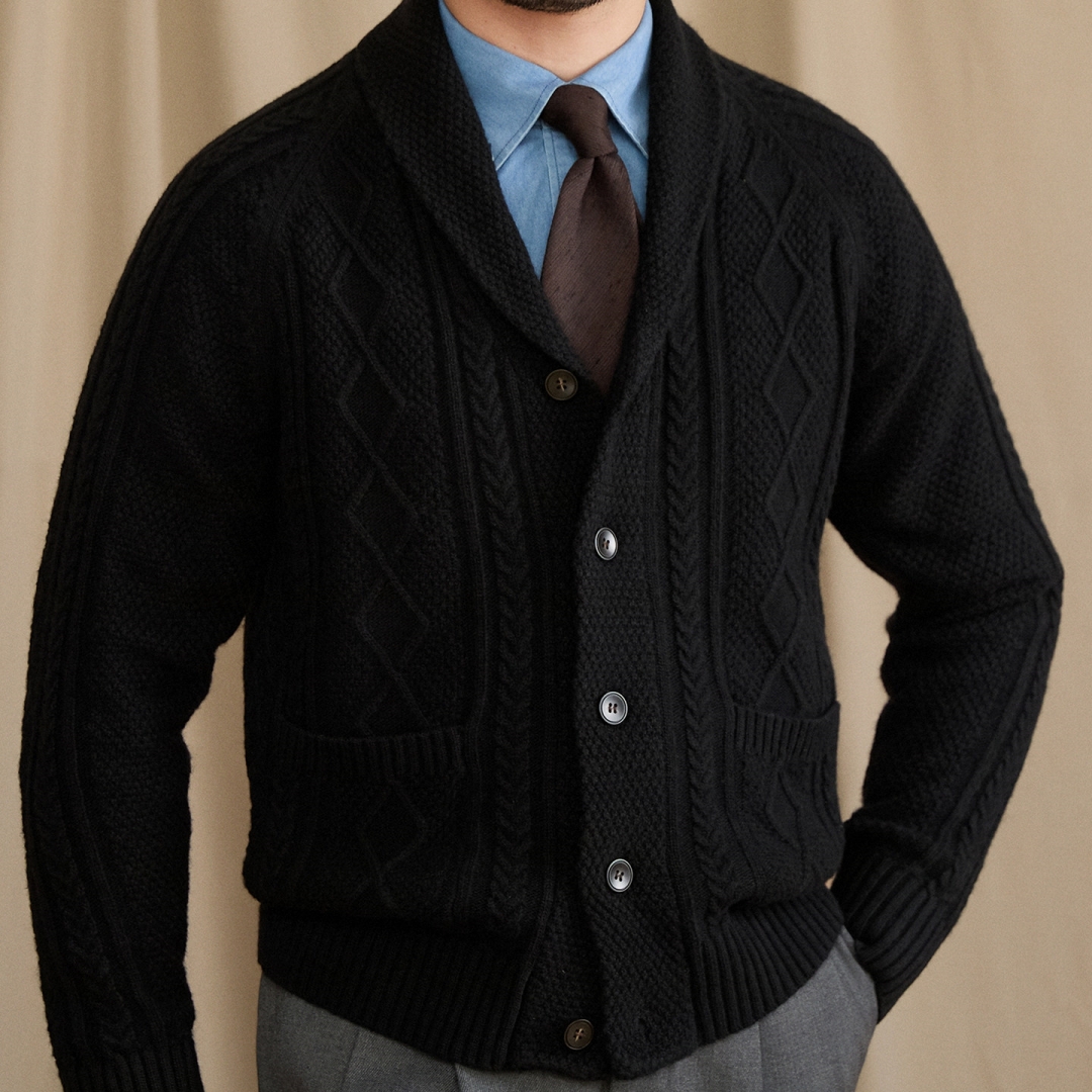 Thickened Casual Loose-fitting Solid-color Knit Base Top