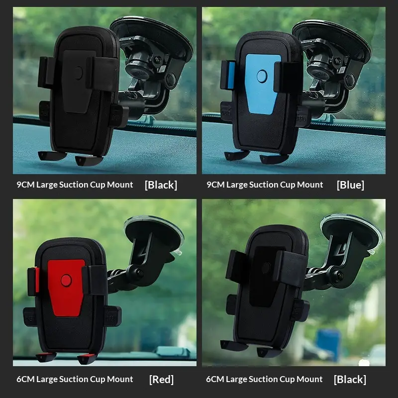 Suction-cup Car Phone Holder For The Windshield