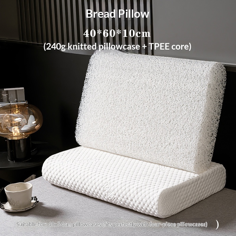 6D Air TPEE Fiber Pillow High-Resilience Washable Neck Support Pillow