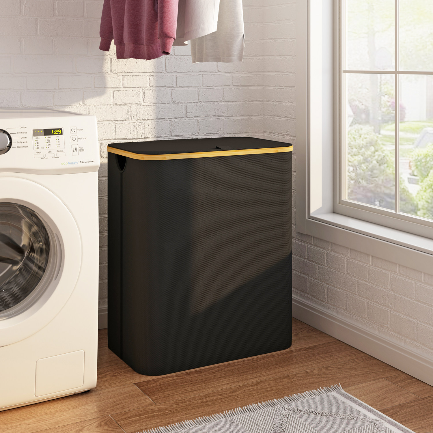 Foldable Large-Capacity Bedroom Laundry Basket Storage Basket