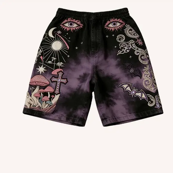 Retro Loose-style Big Pantie Casual Five-pocket Pants