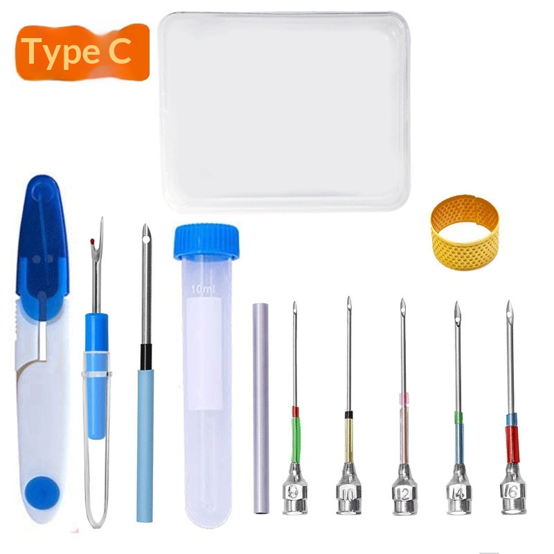 All-Model Embroidery Punch Needle Tool Set With Easy-Replaceable Heads