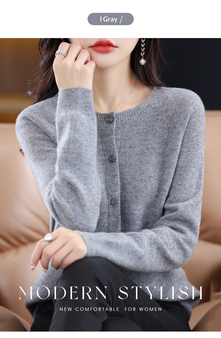 Osmanthus Needle Knit Cardigan For Women New AutumnWinter Korean-Style Design 61ebbb1f Fa77 4ddd 8f6b 584938b8073b Trans