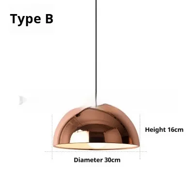 Restaurant Clothing Store And Bar Semi-circular Pendant