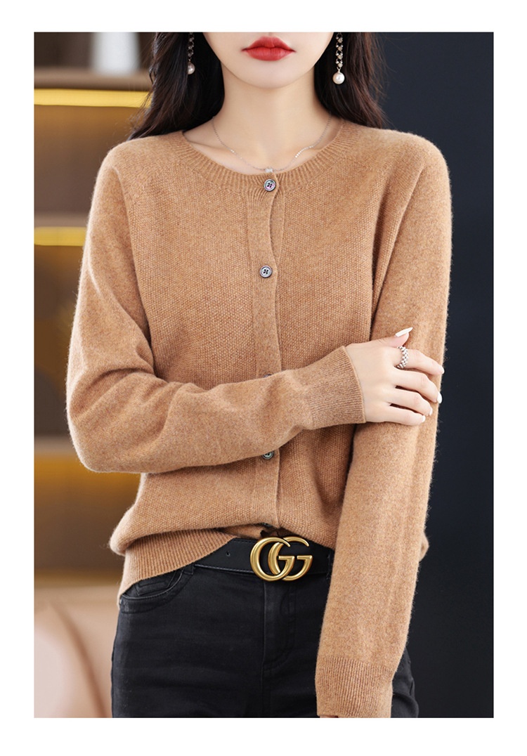 Osmanthus Needle Knit Cardigan For Women New AutumnWinter Korean-Style Design A2a583d7 B982 4d9b A97d 6dab3adf0e6d Trans