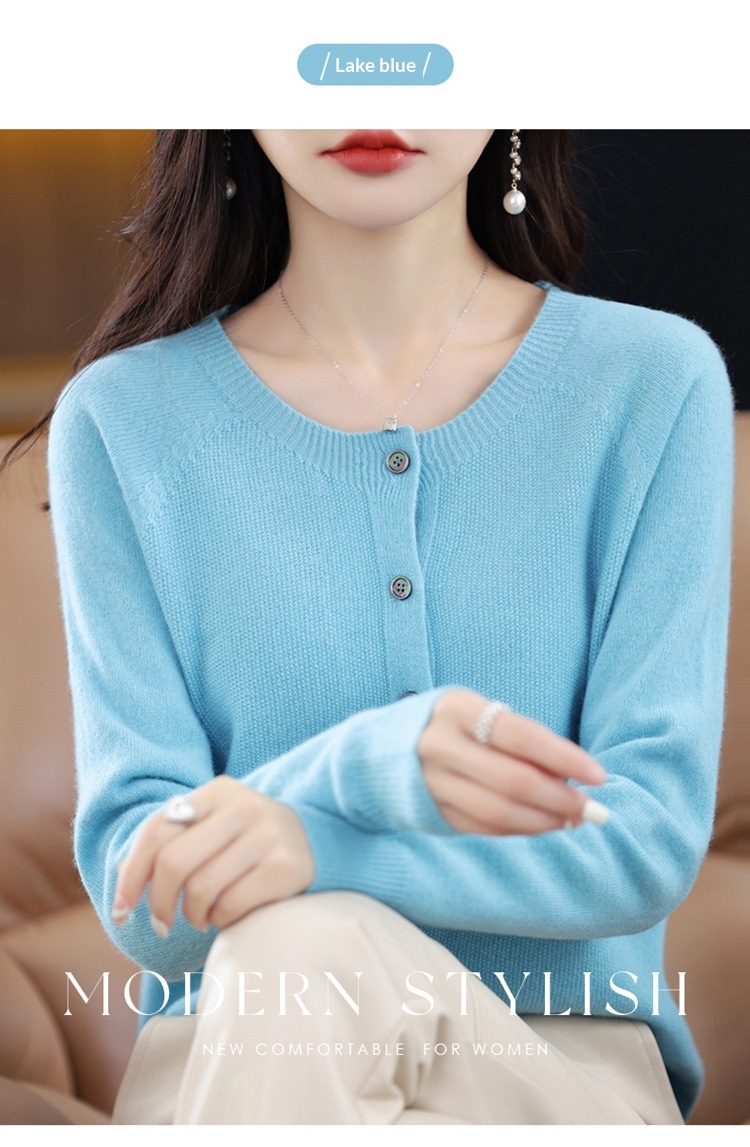 Osmanthus Needle Knit Cardigan For Women New AutumnWinter Korean-Style Design D0bf58b4 2f1a 4cf8 Bafc 66c779b4ff22 Trans