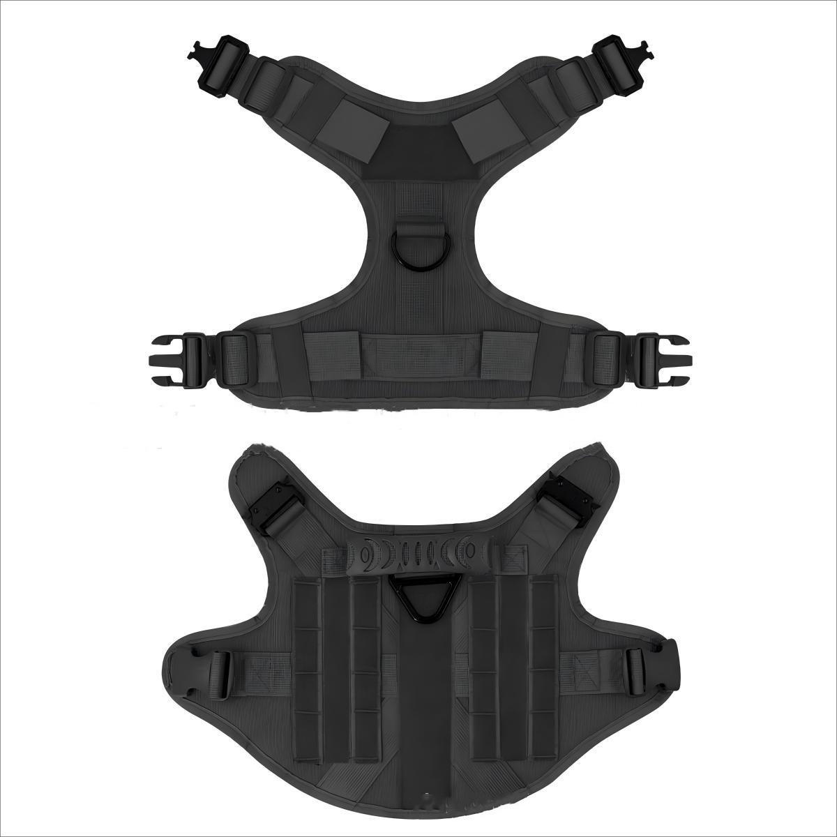 Tactical Dog Vest For Medium To Large Pets Quick-release Design Ideal For Training And Outdoor Use With Big Dogs