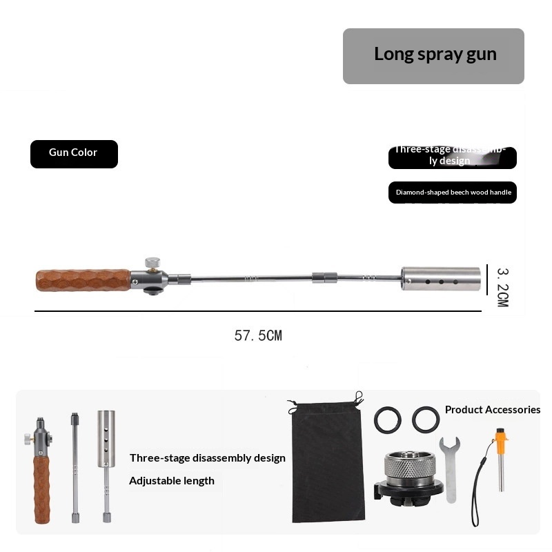 Outdoor Portable Detachable Spray Gun Made Of Stainless Steel For Home Use