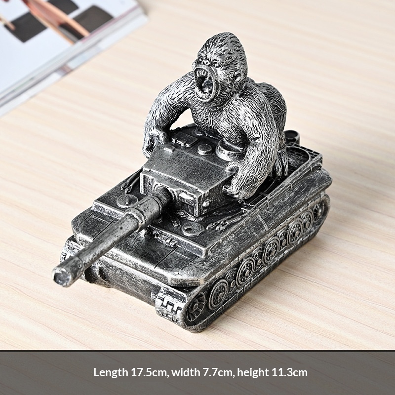 Gorilla King Kong Vs Tank Ashtray