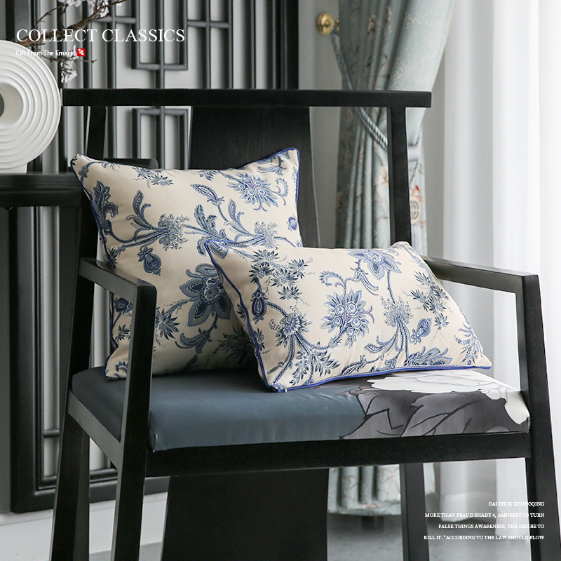 Chinese-style Cushion Cover For Sofa Pillows