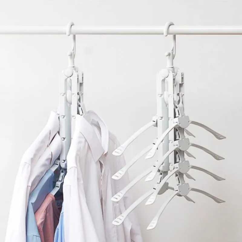 Retractable Clothes Hanger Multi Functional Folding Rack