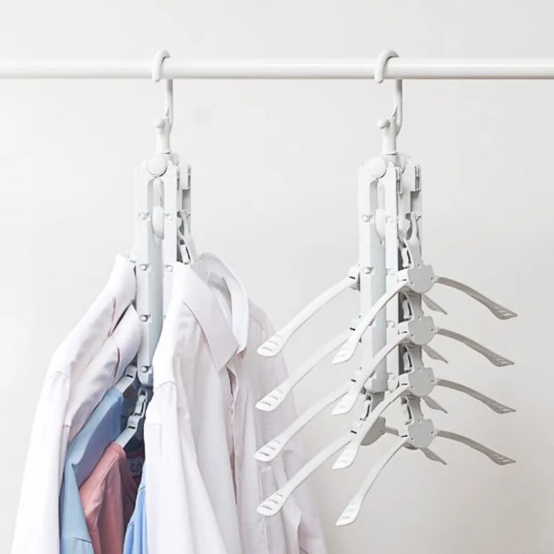 Retractable Clothes Hanger Multi Functional Folding Rack