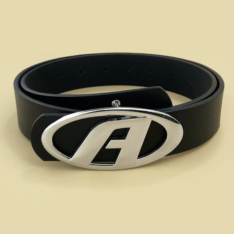 Sophisticated Metal Letter A Buckle Womens Simple