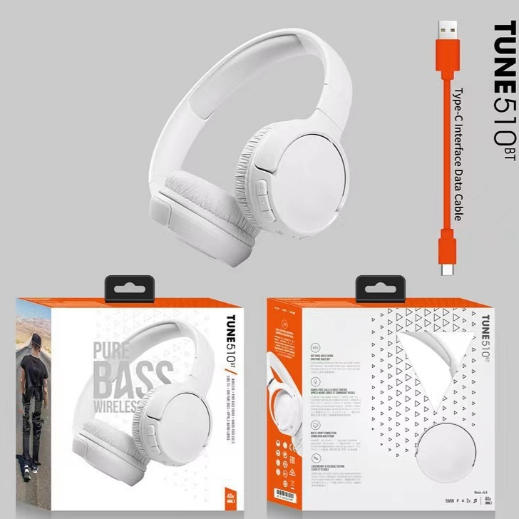 Over-ear Wireless Bluetooth Headphones With A Deep Bass For Long-lasting Comfortable Wear