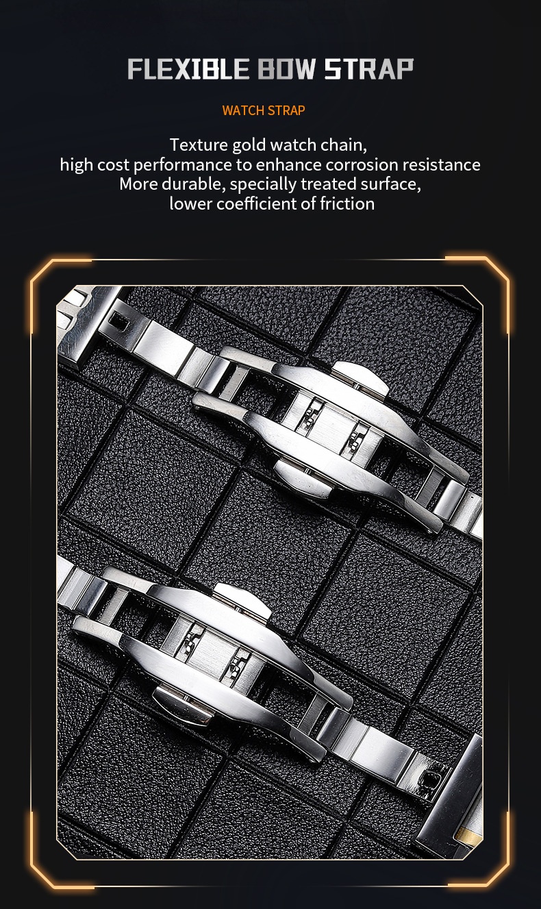 Va Va Voom 2881 Casual Stylish Luminous Square Quartz Watch For Men