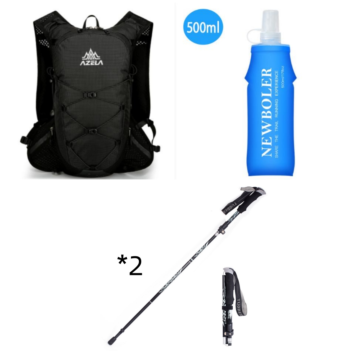 Sports Soft Water Bottle TPU Foldable And Portable