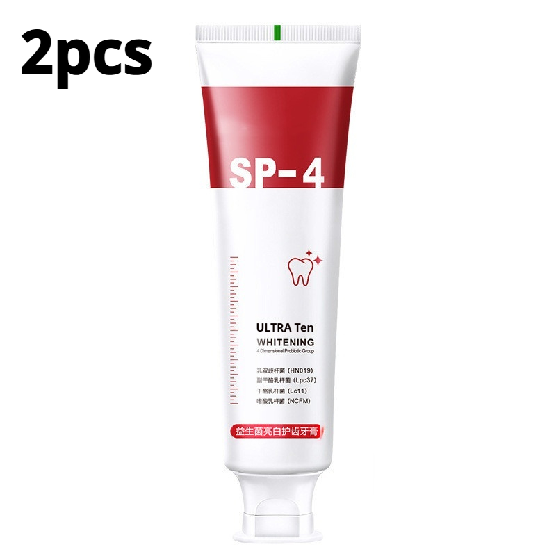Shark probiotic whitening tooth enzyme toothpaste (red)