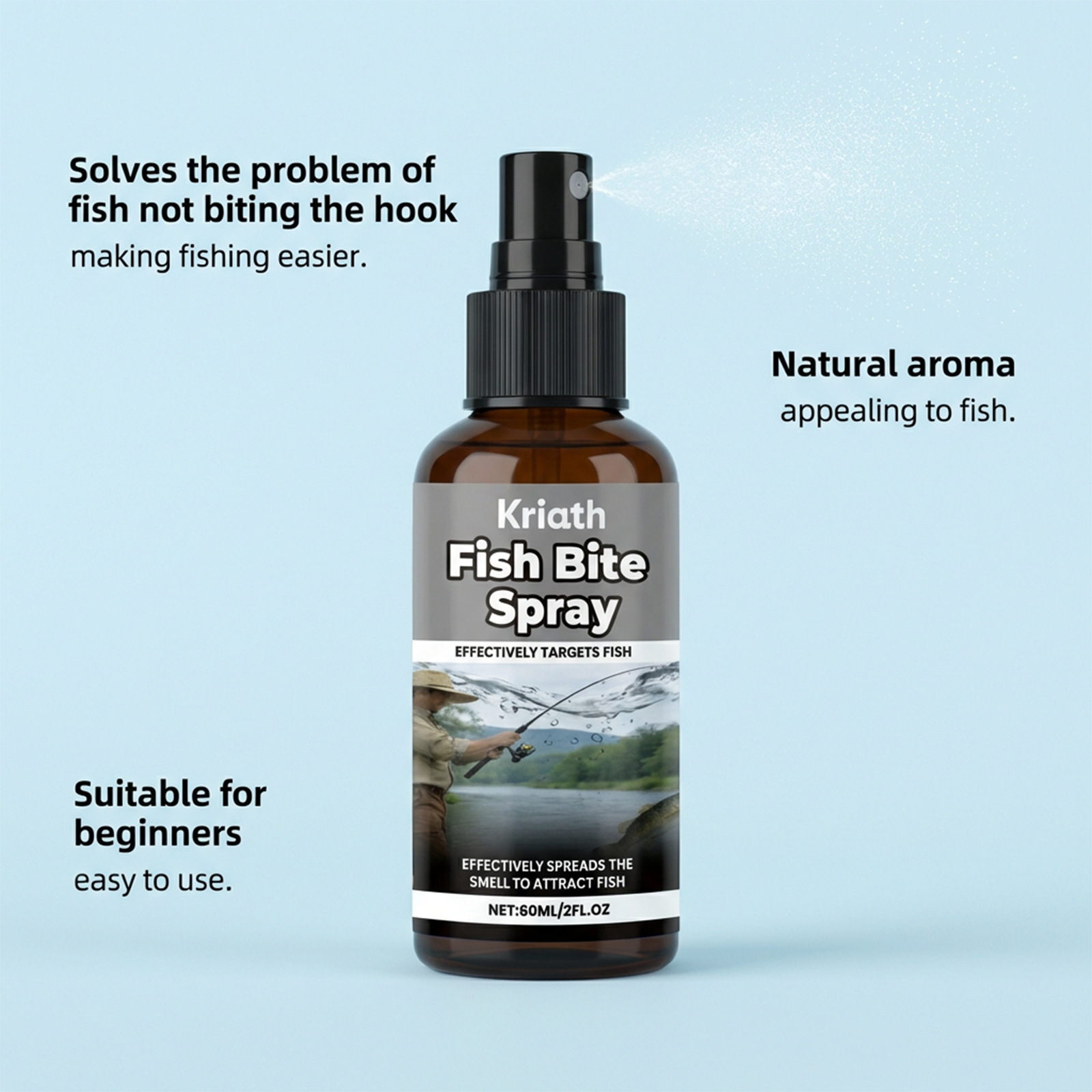 Portable And Easy-to-hook Fish Attractant