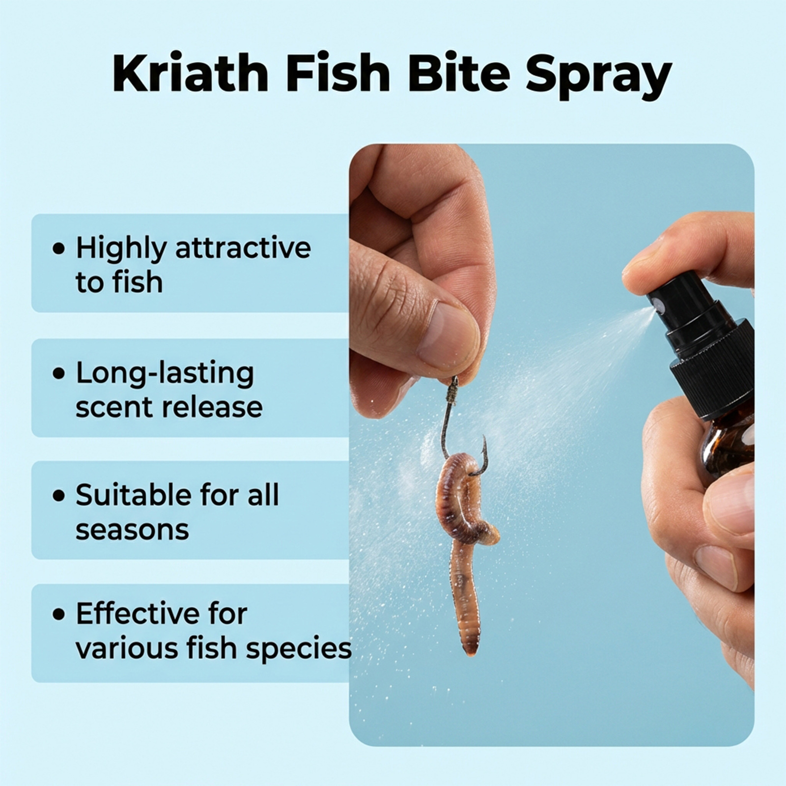 Portable And Easy-to-hook Fish Attractant