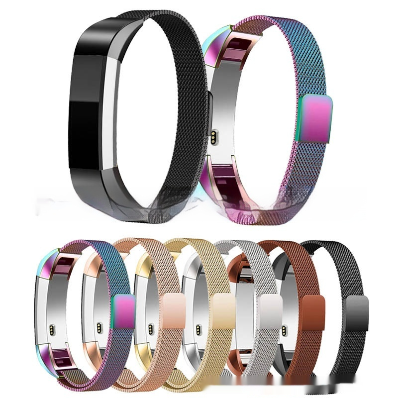 Magnetic Stainless Steel Strap With A Mesh Woven Steel Band