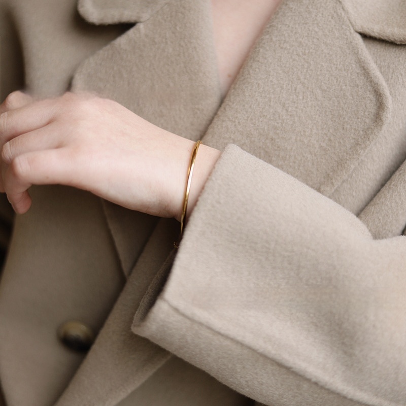 Square Zircon Single-stone Bracelet For Women