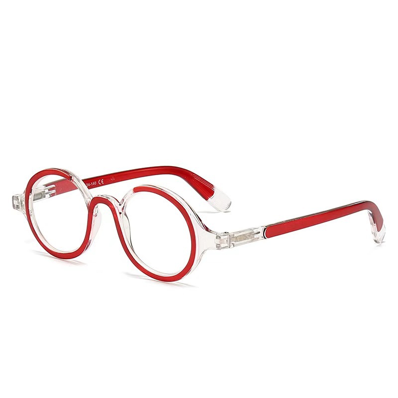 Stylish Personalized Round Unisex Retro Blue-light-blocking Presbyopia Glasses - Image 6
