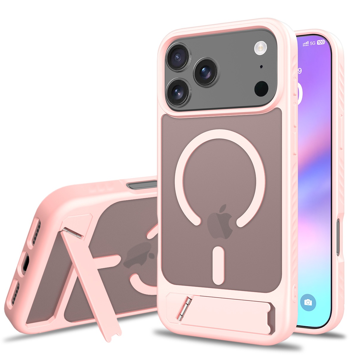 Magnetic Skin-Feel Stand Phone Case