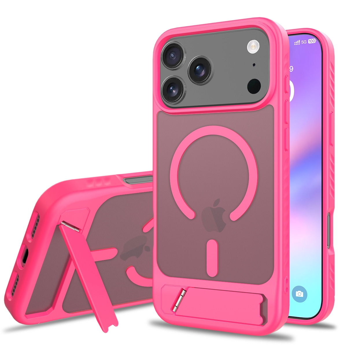 Magnetic Skin-Feel Stand Phone Case