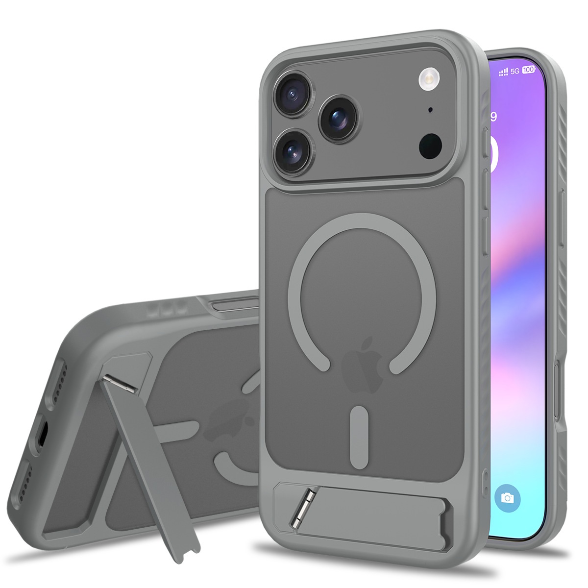 Magnetic Skin-Feel Stand Phone Case