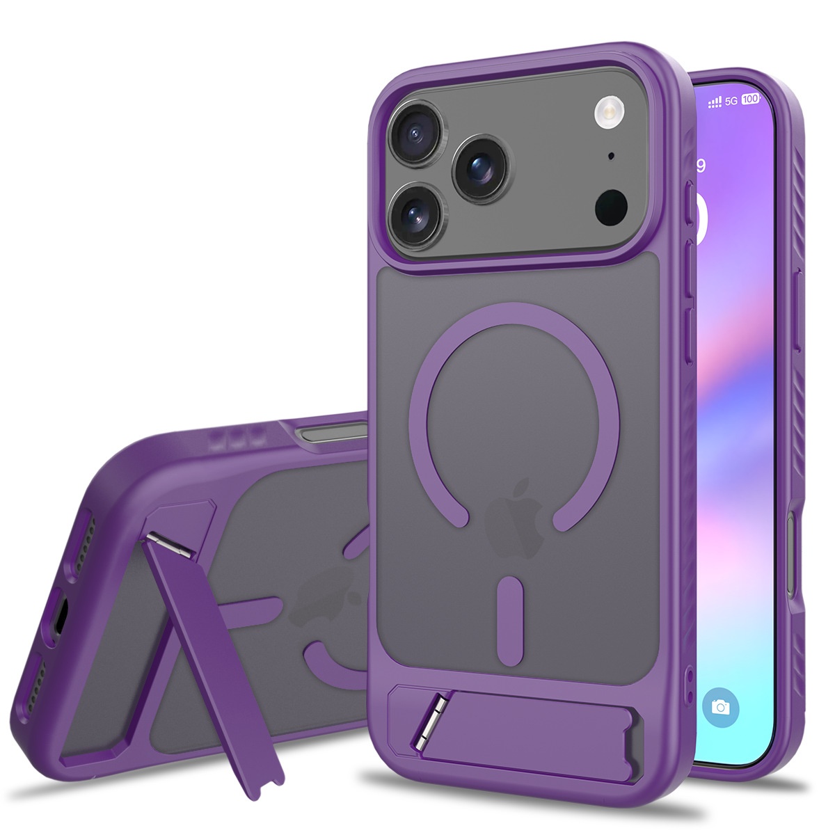Magnetic Skin-Feel Stand Phone Case
