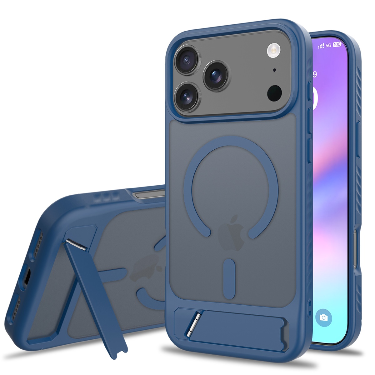 Magnetic Skin-Feel Stand Phone Case