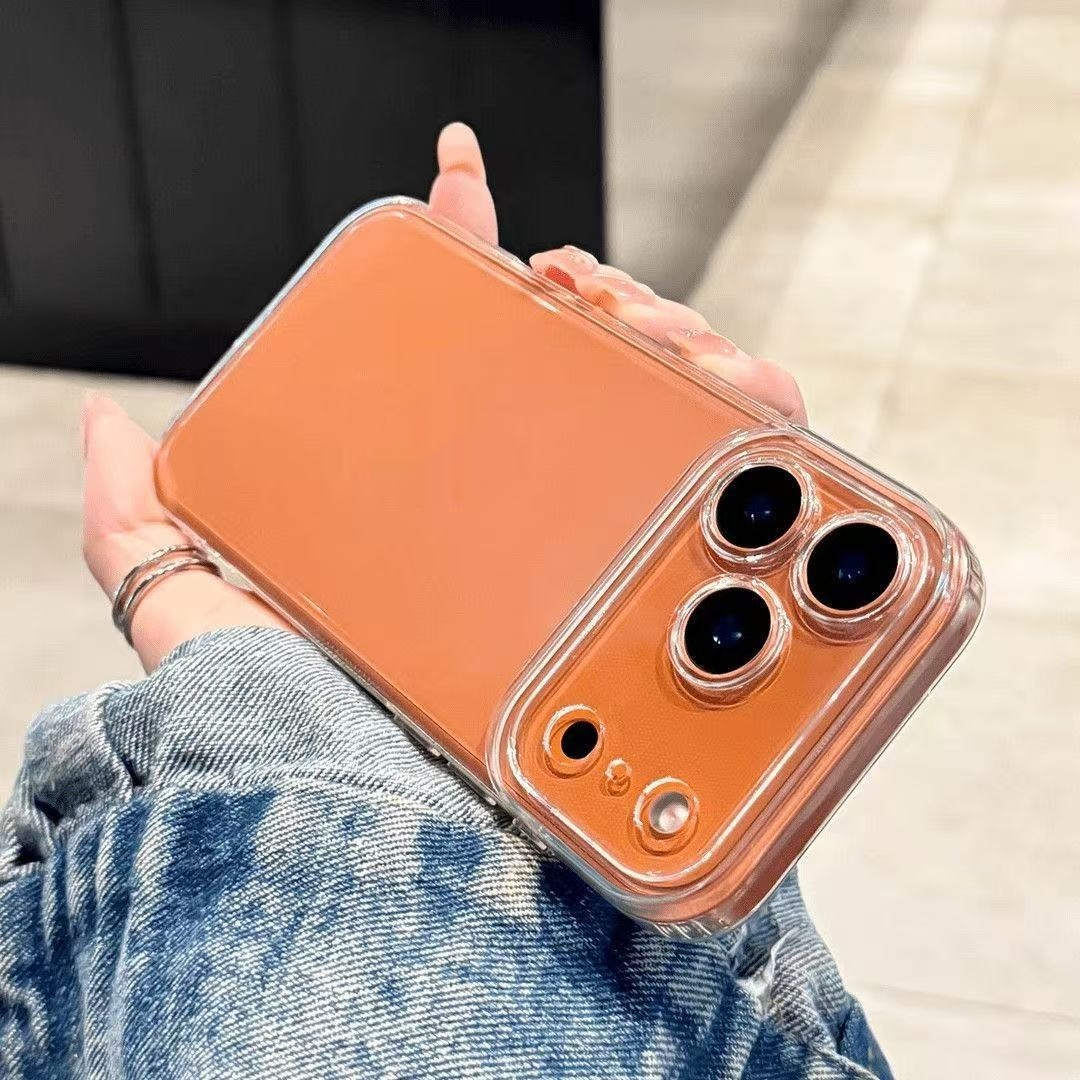 Simple Solid-color Shatter-resistant Transparent 16 Case