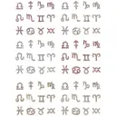 12 Zodiac Sign Nail Art Accessories Alloy Rhinestone 3D Nail Stickers For DIY Nail Decorations view 9