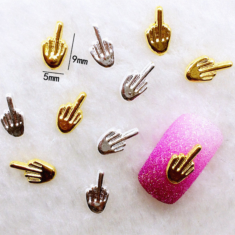 Nail Art Metal Accessories DIY Nail Stickers