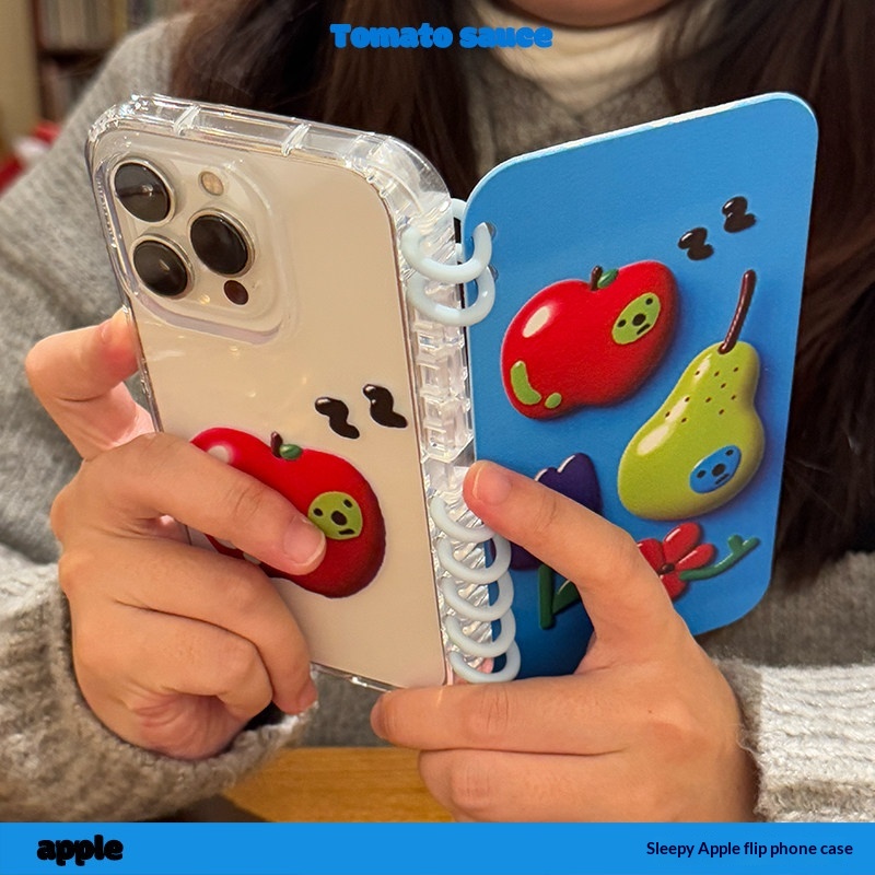 Original Sleepy Fruit Flip Phone Case