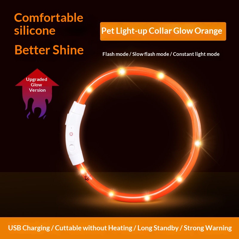 Nighttime Dog-Walking Pendant Light A Tiny Anti-Lost Accessory For Your Furry Friend