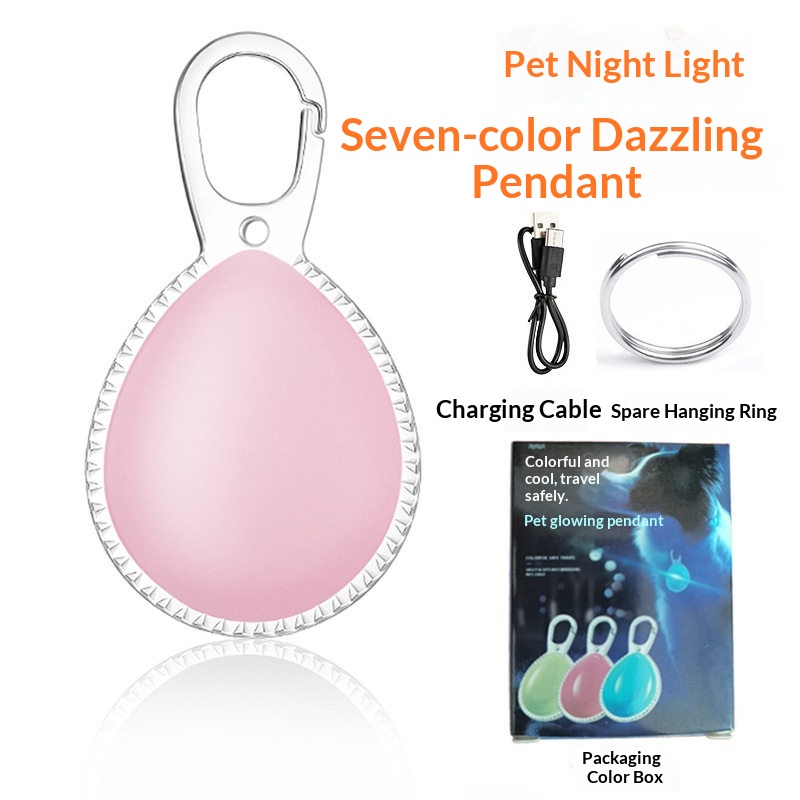 Nighttime Dog-Walking Pendant Light A Tiny Anti-Lost Accessory For Your Furry Friend