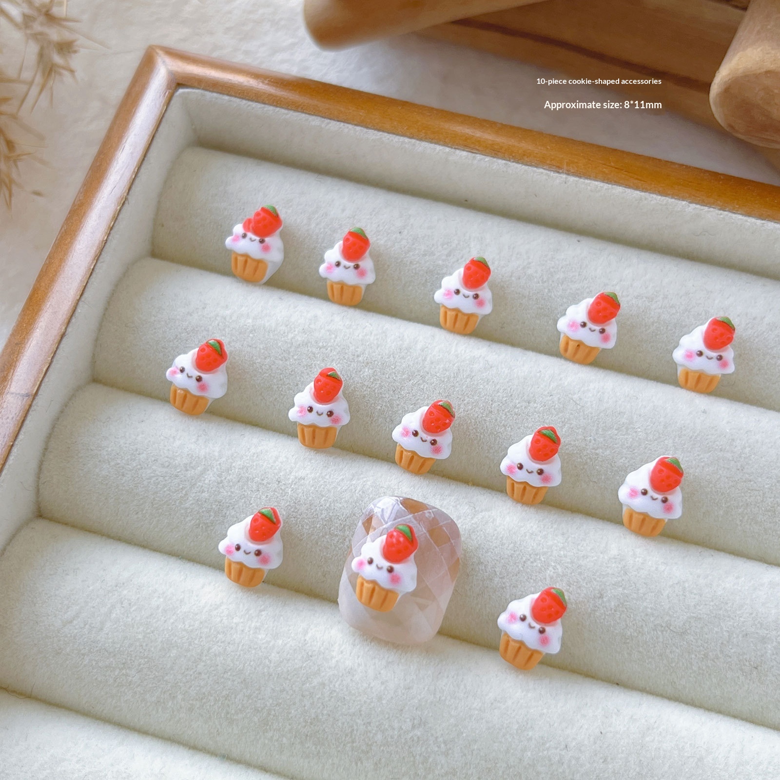 Edible Toy Cookie Series Nail Art Accessories