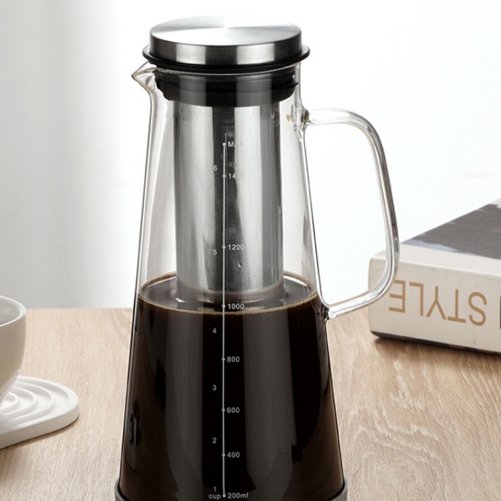 Iced Drip Cold Brew Teapot Made Of High-borosilicate Glass