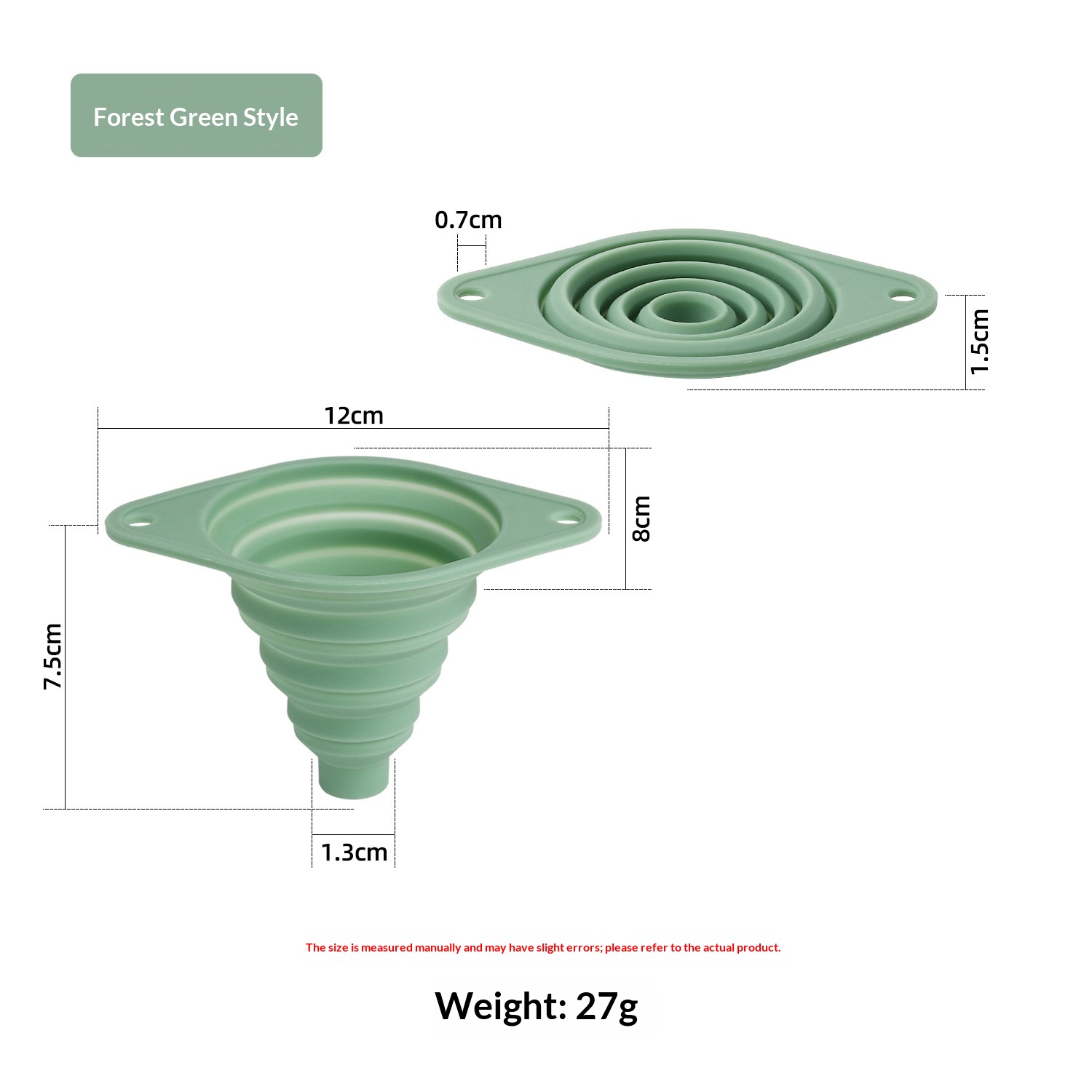 Household Kitchen Long-neck Plastic Funnel With Large And Small Diameters
