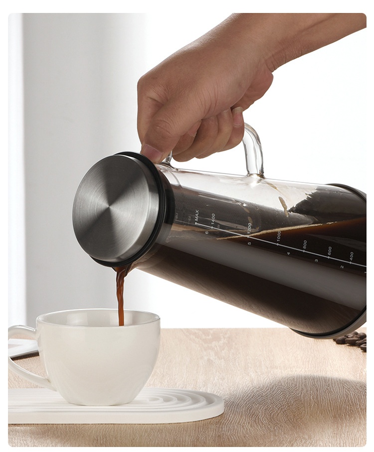 Iced Drip Cold Brew Teapot Made Of High-borosilicate Glass