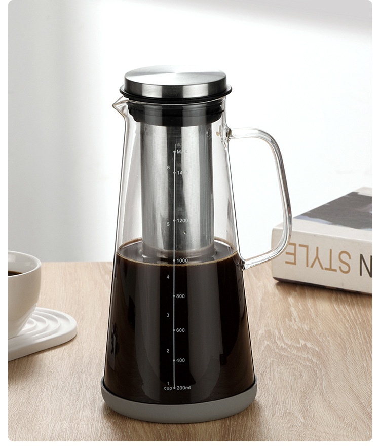 Iced Drip Cold Brew Teapot Made Of High-borosilicate Glass
