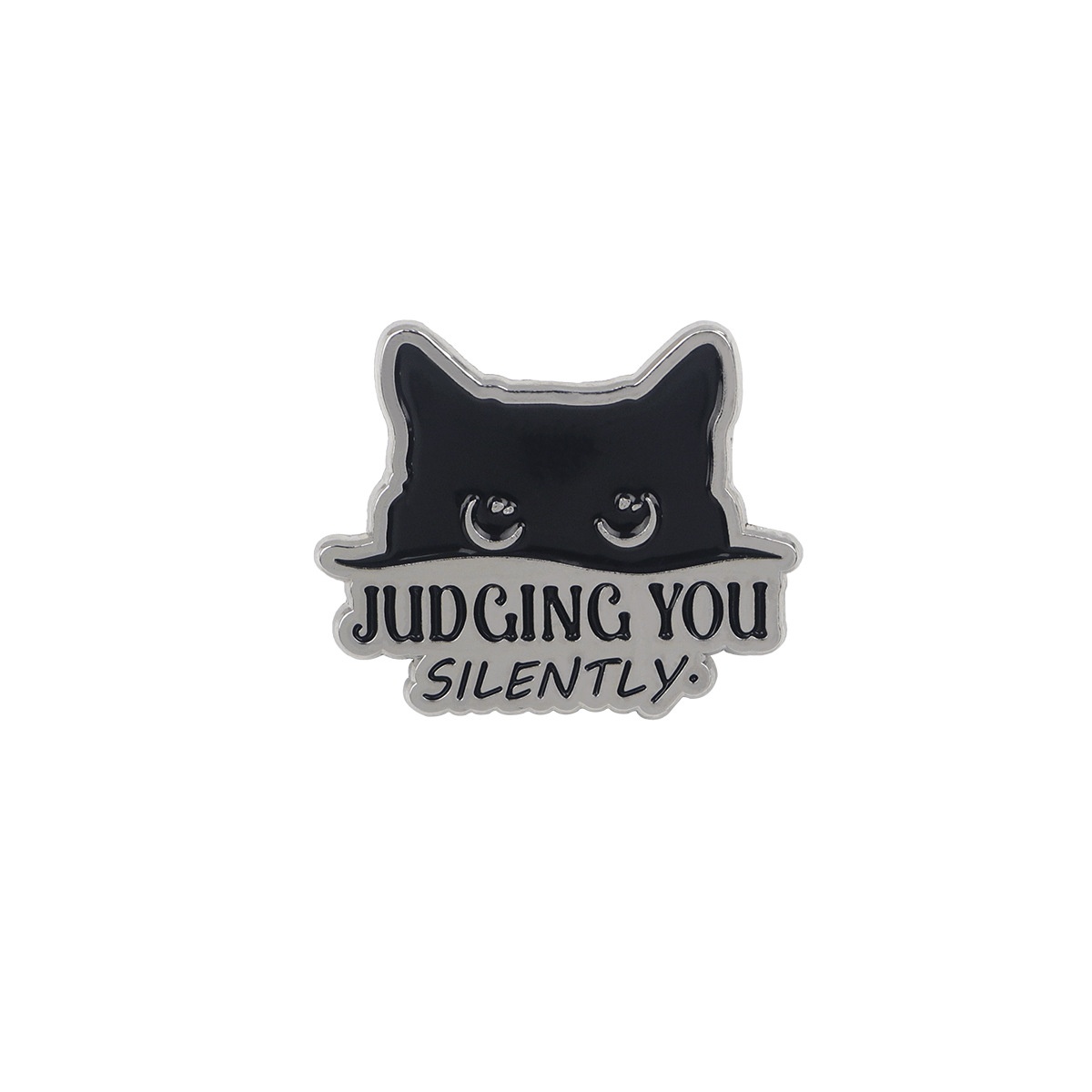 Cat Mi Quotes Brooch Badge For Clothing And Backpacks Stylish Accessories