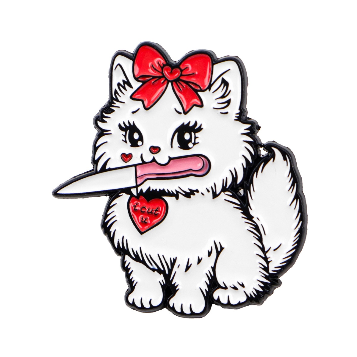 Cat Mi Quotes Brooch Badge For Clothing And Backpacks Stylish Accessories