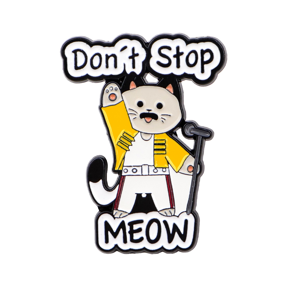 Cat Mi Quotes Brooch Badge For Clothing And Backpacks Stylish Accessories