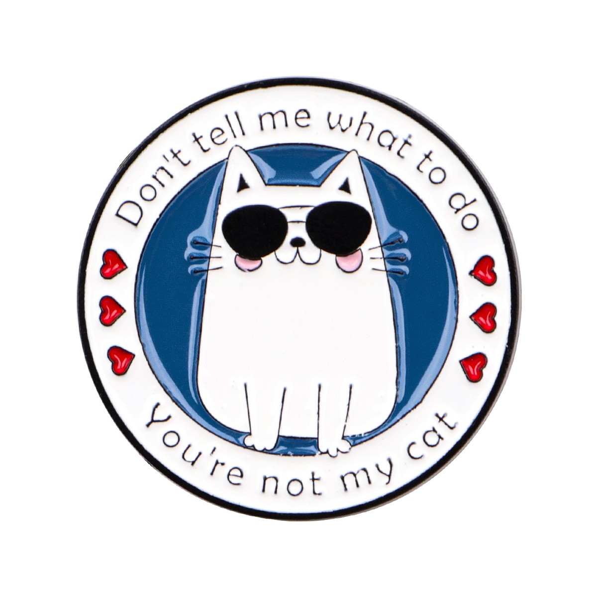 Cat Mi Quotes Brooch Badge For Clothing And Backpacks Stylish Accessories