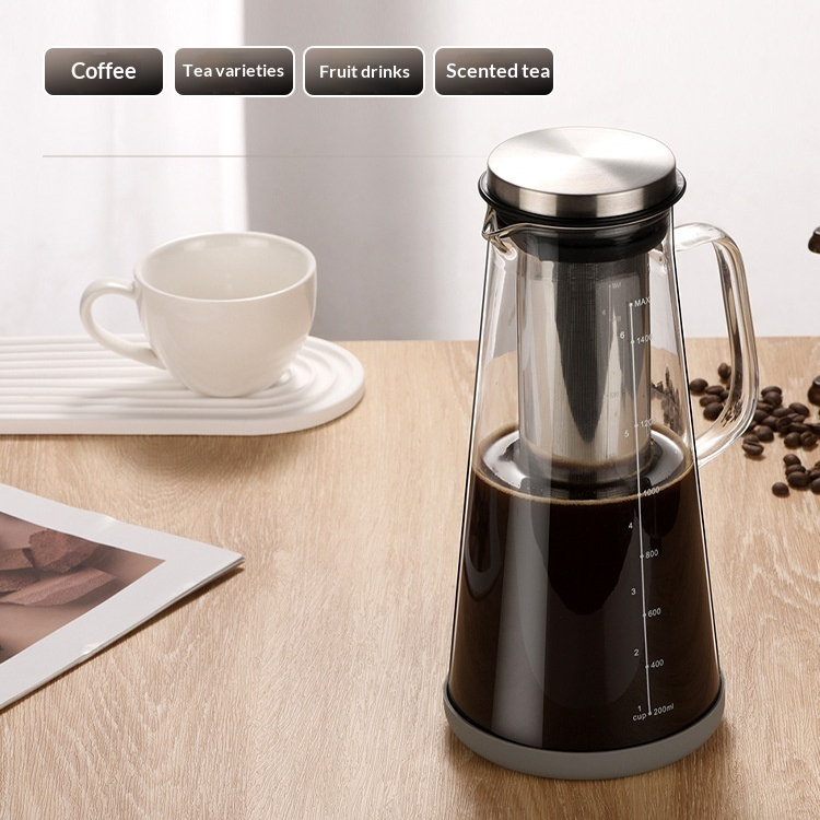 Iced Drip Cold Brew Teapot Made Of High-borosilicate Glass