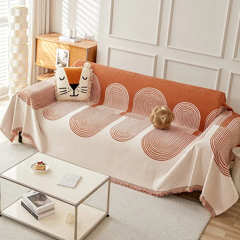 Anti-cat-scratch Sofa Cover With Sleek Linesuniversal
